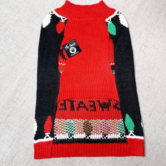 Dog Ugly Christmas Holiday Sweater Pet Clothes Nwt - Picture 2 of 7